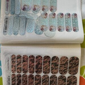 Jamberry Blue and Brown Phone Skins